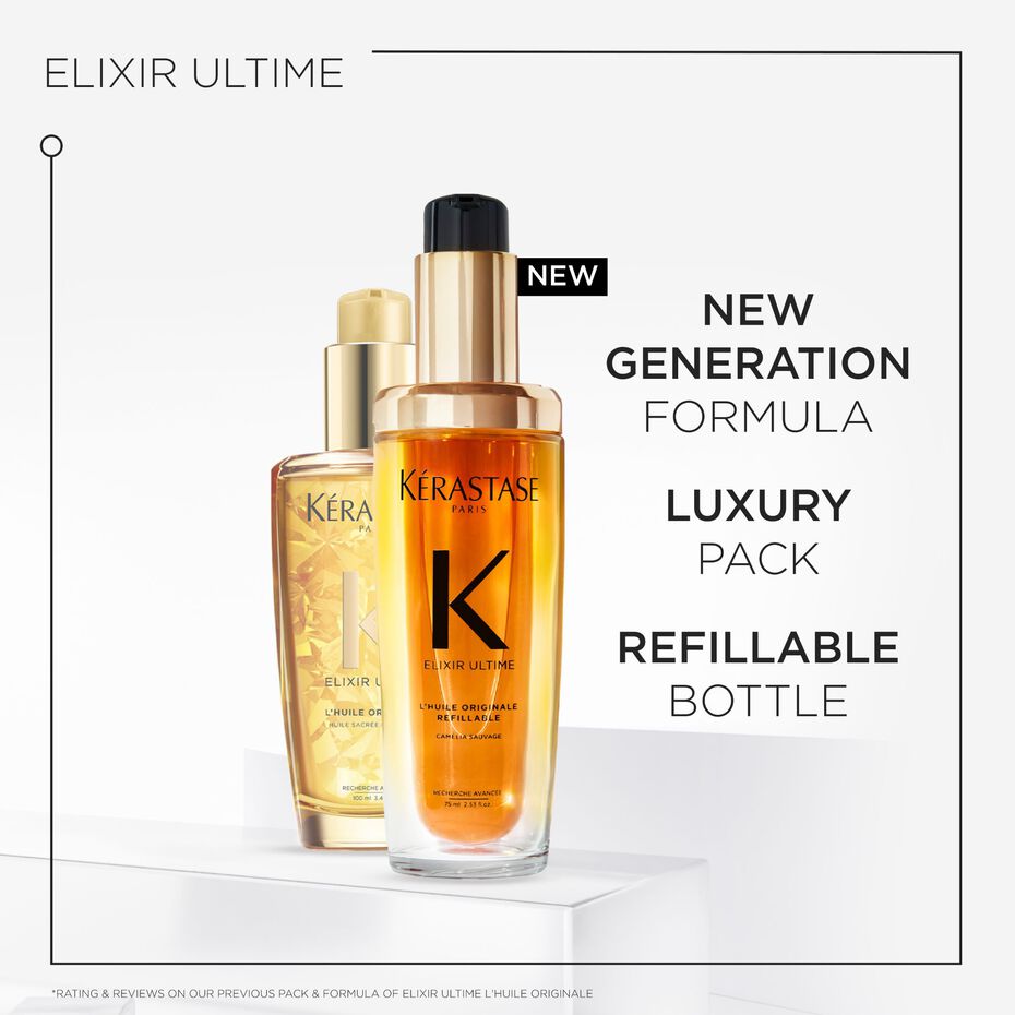 Elixir Oil Texture ELIXIR ULTIME ORIGINAL HAIR OIL | Pearl Skin Studio