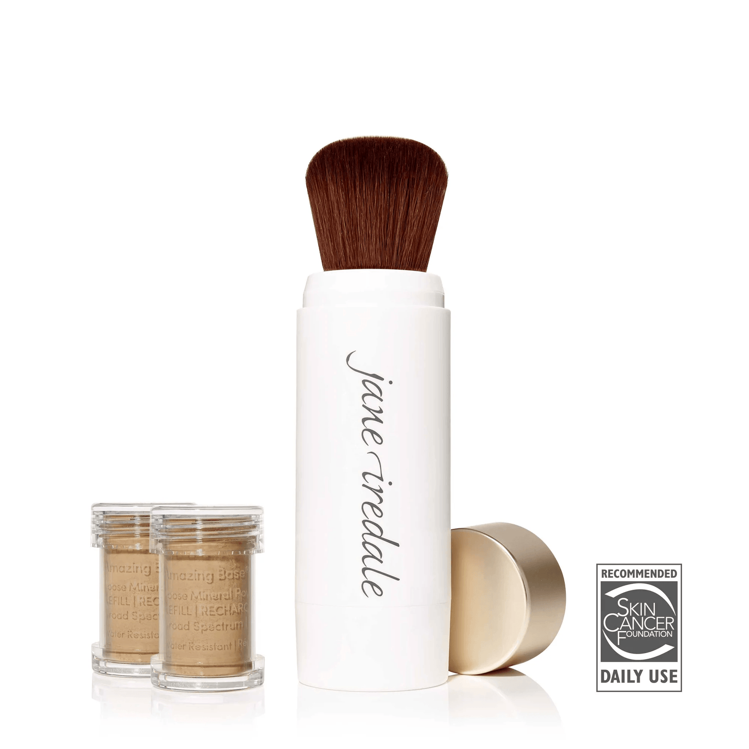 Amazing Base® Refillable Loose Mineral Powder Brush - Pearl Skin Studio