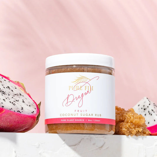 DRAGON FRUIT SUGAR SCRUB (8OZ/236ML) - Pearl Skin Studio