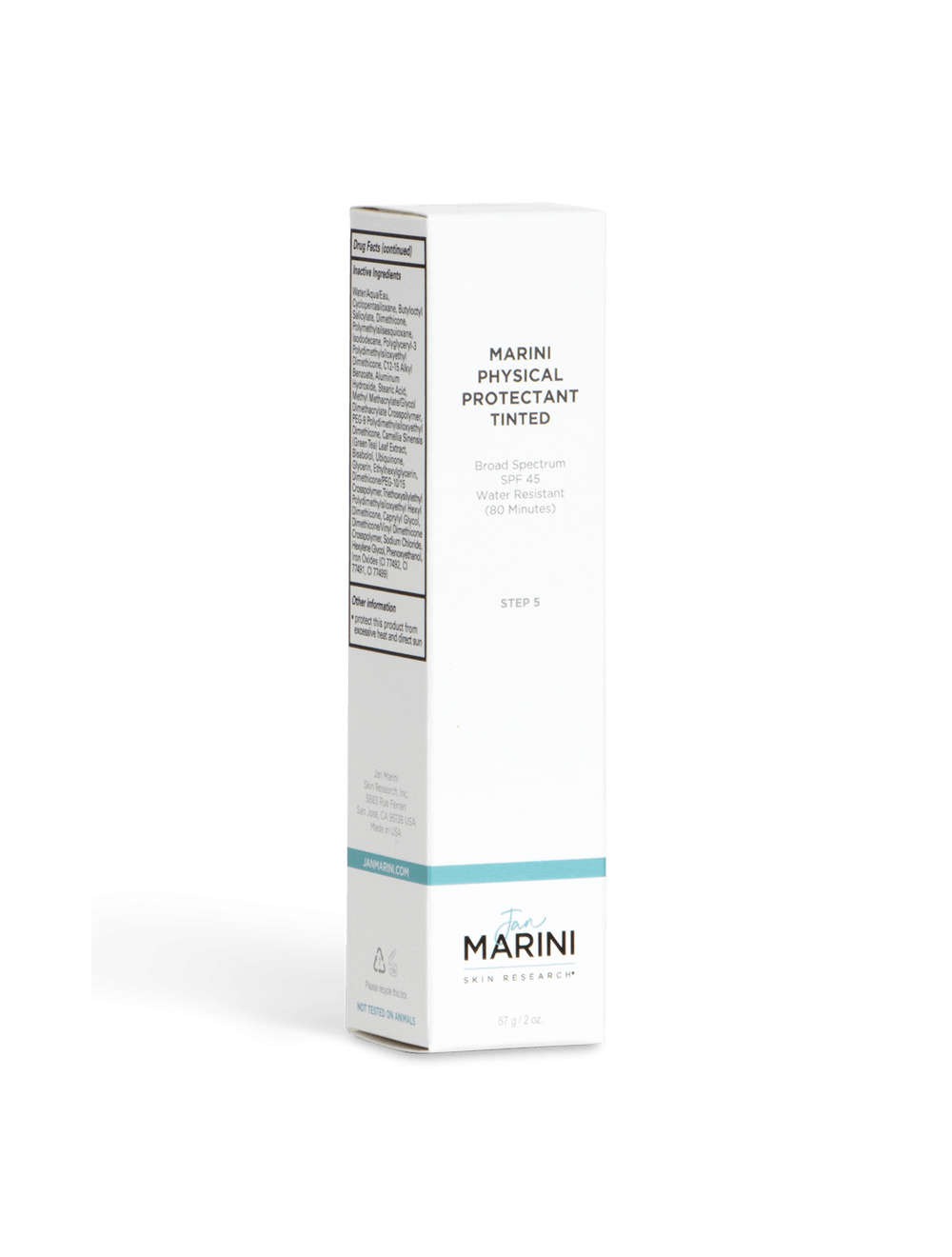 Marini Physical Protectant SPF 45 Tinted - Pearl Skin Studio