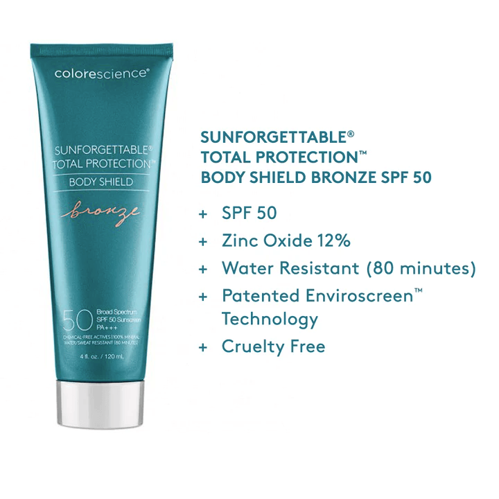 Sunforgettable® Total Protection™ Body Shield Bronze SPF 50 - Pearl Skin Studio