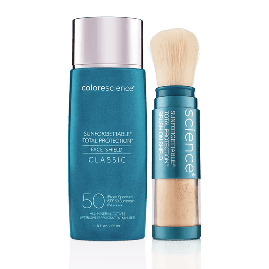 Sunforgettable® Total Protection™ Face Shield SPF 50 + Brush Custom Duo - Pearl Skin Studio