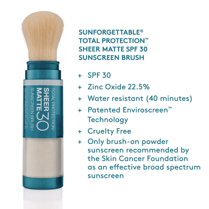 Sunforgettable® Total Protection™ Sheer Matte SPF 30 Sunscreen Brush - Pearl Skin Studio